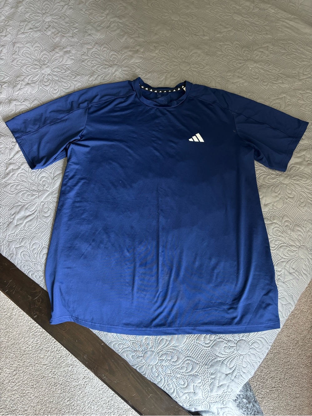 Adidas Men’s Blue Short Sleeve Performance Tee Size XL